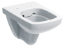 Pakabinamas WC puodas, stačiakampis, be vidinio apvado (RIMFREE)